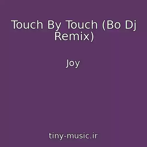 کاور آهنگ Touch By Touch (Bo Dj Remix) از Joy