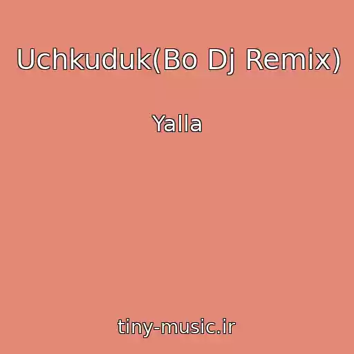 کاور آهنگ Uchkuduk(Bo Dj Remix) از Yalla