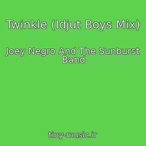 کاور آهنگ Twinkle (Idjut Boys Mix) از Joey Negro And The Sunburst Band