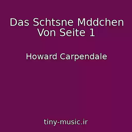 کاور آهنگ Das Schtsne Mddchen Von Seite 1 از Howard Carpendale