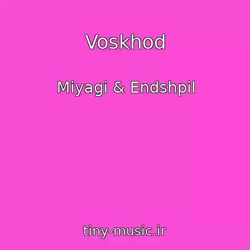 کاور آهنگ Voskhod از Miyagi & Endshpil