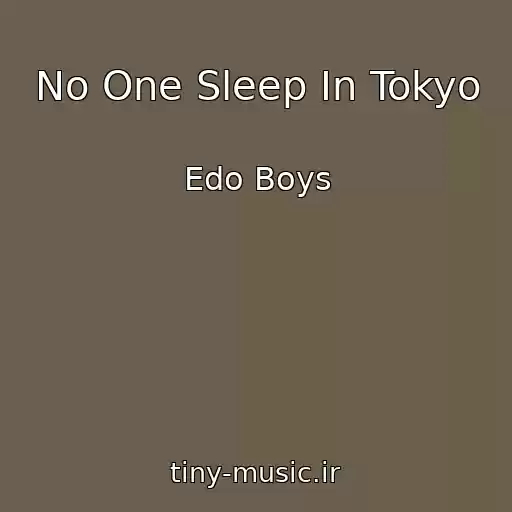 کاور آهنگ No One Sleep In Tokyo از Edo Boys