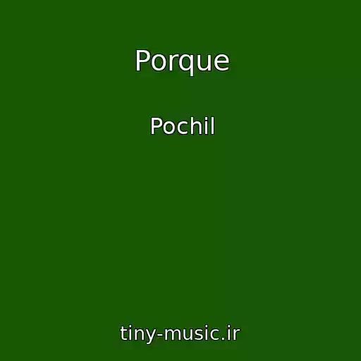 کاور آهنگ Porque از Pochil