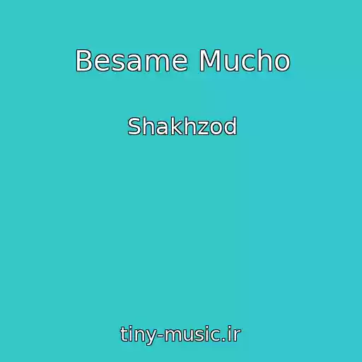 کاور آهنگ Besame Mucho از Shakhzod