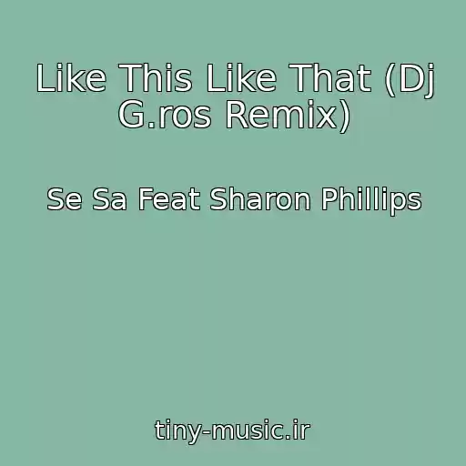 کاور آهنگ Like This Like That (Dj G.ros Remix) از Se Sa Feat Sharon Phillips