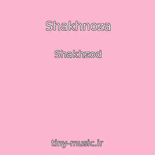 کاور آهنگ Shakhnoza از Shakhzod