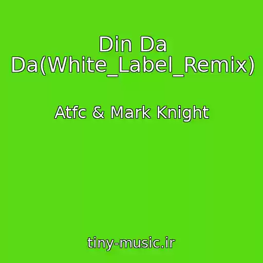 کاور آهنگ Din Da Da(White_Label_Remix) از Atfc & Mark Knight