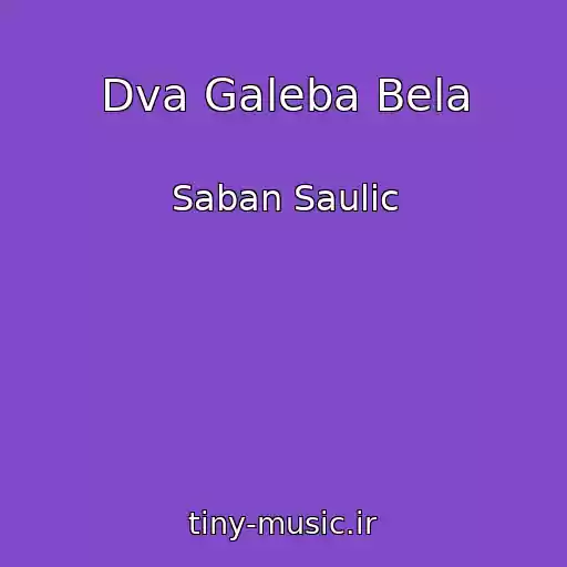 کاور آهنگ Dva Galeba Bela از Saban Saulic