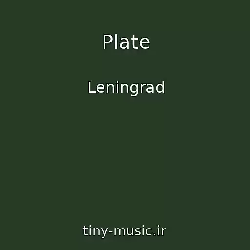 کاور آهنگ Plate از Leningrad