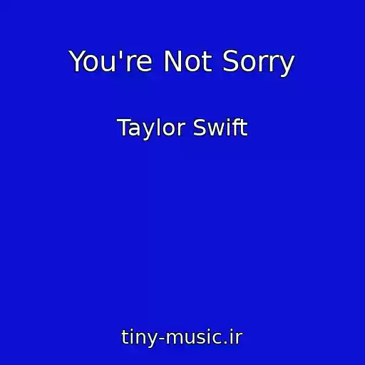 کاور آهنگ You're Not Sorry از Taylor Swift