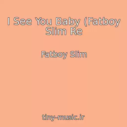 کاور آهنگ I See You Baby (Fatboy Slim Re از Fatboy Slim