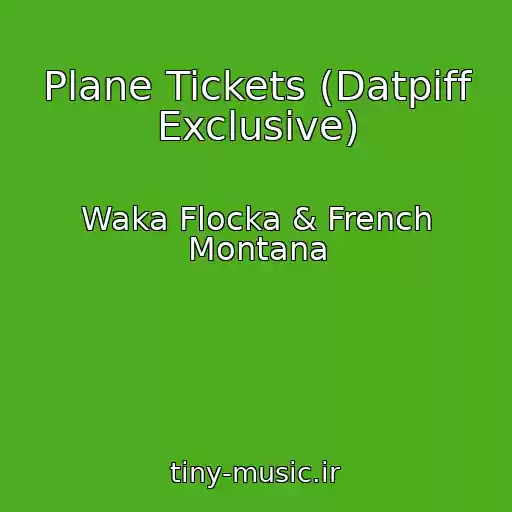 کاور آهنگ Plane Tickets (Datpiff Exclusive) از Waka Flocka & French Montana