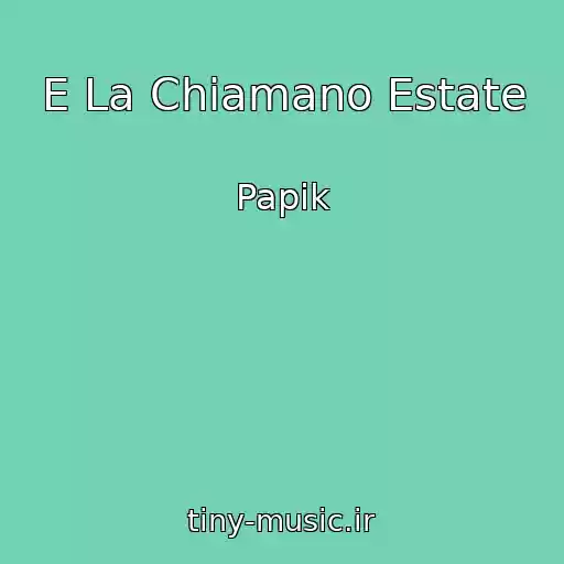 کاور آهنگ E La Chiamano Estate از Papik