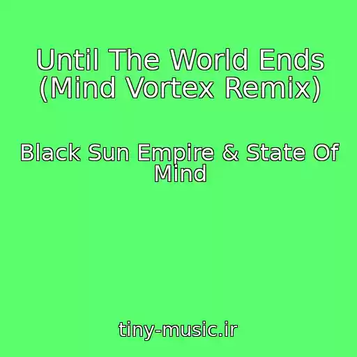 کاور آهنگ Until The World Ends (Mind Vortex Remix) از Black Sun Empire & State Of Mind