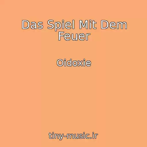 کاور آهنگ Das Spiel Mit Dem Feuer از Oidoxie