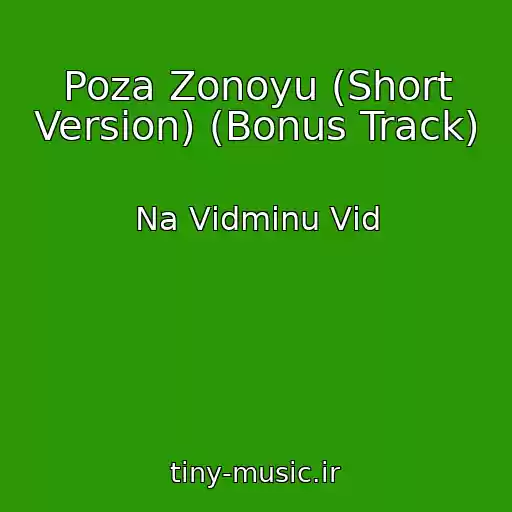 کاور آهنگ Poza Zonoyu (Short Version) (Bonus Track) از Na Vіdmіnu Vіd