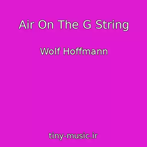 کاور آهنگ Air On The G String از Wolf Hoffmann