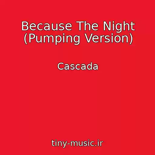کاور آهنگ Because The Night (Pumping Version) از Cascada