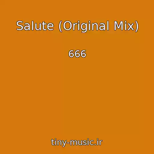 کاور آهنگ Salute (Original Mix) از 666