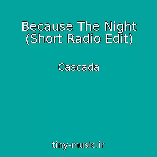 کاور آهنگ Because The Night (Short Radio Edit) از Cascada