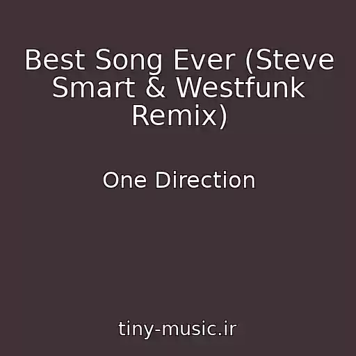 کاور آهنگ Best Song Ever (Steve Smart & Westfunk Remix) از One Direction