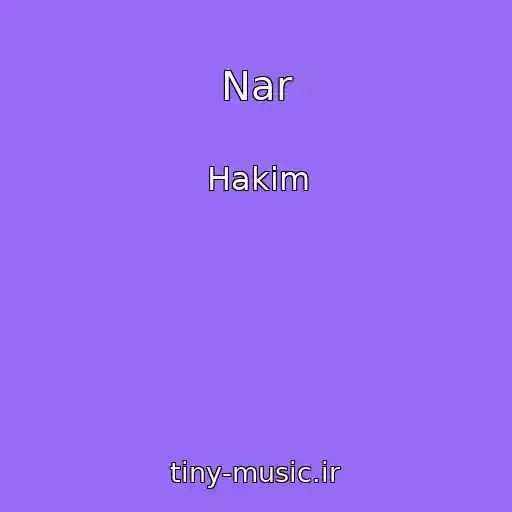 کاور آهنگ Nar از Hakim