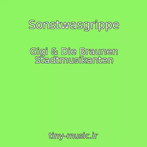 کاور آهنگ Sonstwasgrippe از Gigi & Die Braunen Stadtmusikanten
