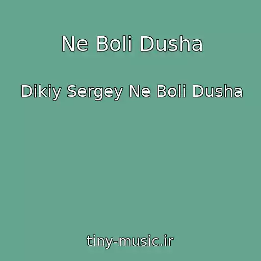 کاور آهنگ Ne Boli Dusha از Dikiy Sergey Ne Boli Dusha