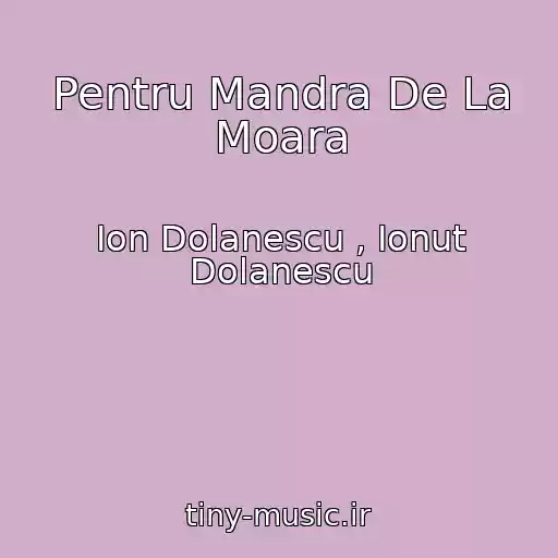 کاور آهنگ Pentru Mandra De La Moara از Ion Dolanescu , Ionut Dolanescu