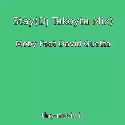 کاور آهنگ Stay(Dj Takoyta Mix) از Moby Feat David Guetta