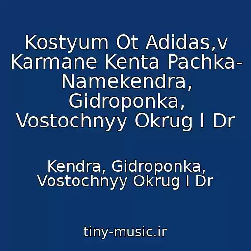 کاور آهنگ Kostyum Ot Adidas,v Karmane Kenta Pachka- Namekendra, Gidroponka, Vostochnyy Okrug I Dr از Kendra, Gidroponka, Vostochnyy Okrug I Dr