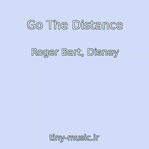کاور آهنگ Go The Distance از Roger Bart, Disney