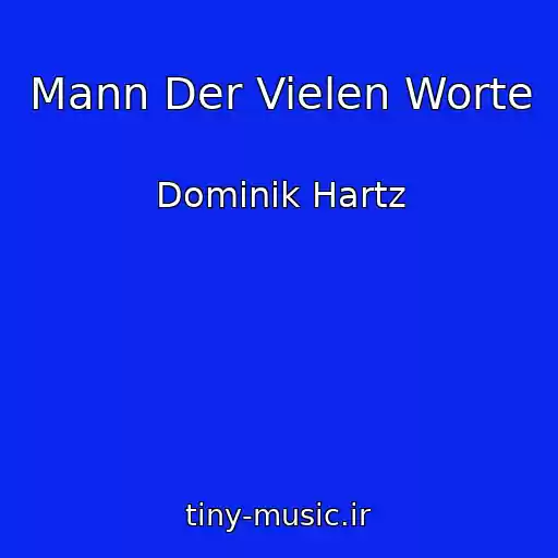 کاور آهنگ Mann Der Vielen Worte از Dominik Hartz