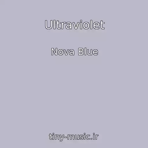 کاور آهنگ Ultraviolet از Nova Blue