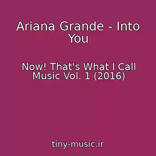 کاور آهنگ Ariana Grande - Into You از Now! That's What I Call Music Vol. 1 (2016)