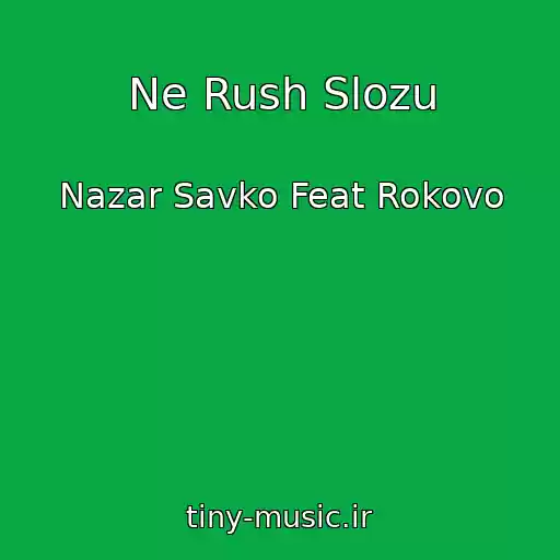 کاور آهنگ Ne Rush Slozu از Nazar Savko Feat Rokovo