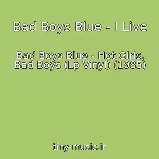 کاور آهنگ Bad Boys Blue - I Live از Bad Boys Blue - Hot Girls, Bad Boys (Lp Vinyl) (1985)