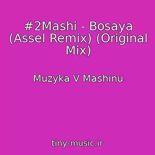 کاور آهنگ #2Mashi - Bosaya (Assel Remix) (Original Mix) از Muzyka V Mashinu