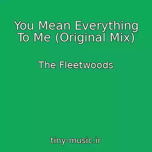 کاور آهنگ You Mean Everything To Me (Original Mix) از The Fleetwoods