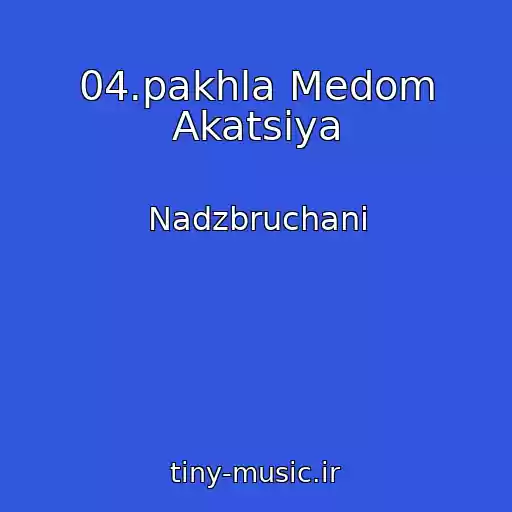 کاور آهنگ 04.pakhla Medom Akatsіya از Nadzbruchani