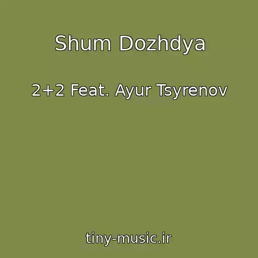 کاور آهنگ Shum Dozhdya از 2+2 Feat. Ayur Tsyrenov