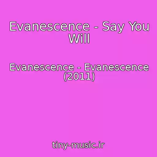 کاور آهنگ Evanescence - Say You Will از Evanescence - Evanescence (2011)