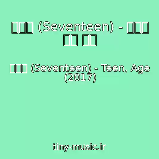 کاور آهنگ 세븐틴 (Seventeen) - 모자를 눌러 쓰고 از 세븐틴 (Seventeen) - Teen, Age (2017)