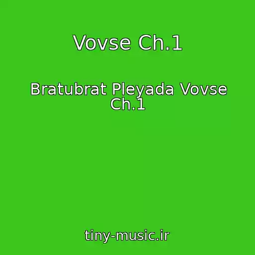 کاور آهنگ Vovse Ch.1 از Bratubrat Pleyada Vovse Ch.1