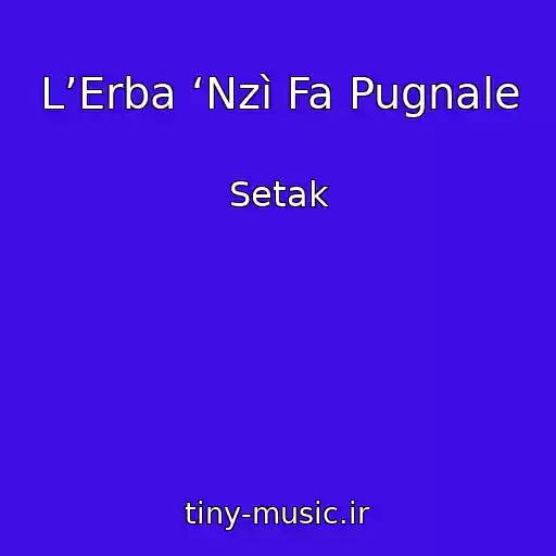 کاور آهنگ L’Erba ‘Nzì Fa Pugnale از Setak