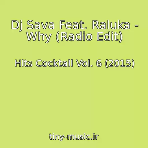کاور آهنگ Dj Sava Feat. Raluka - Why (Radio Edit) از Hits Cocktail Vol. 6 (2015)