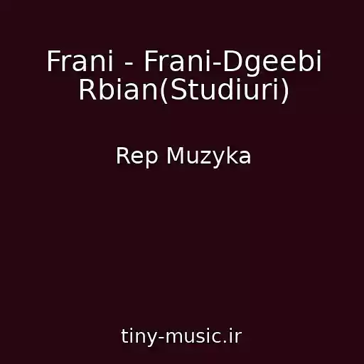 کاور آهنگ Frani - Frani-Dgeebi Rbian(Studiuri) از Rep Muzyka