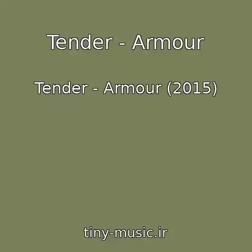 کاور آهنگ Tender - Armour از Tender - Armour (2015)