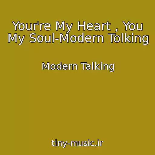کاور آهنگ Youґre My Heart , You My Soul-Modern Tolking از Modern Talking