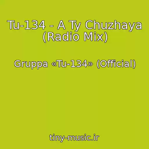 کاور آهنگ Tu-134 - A Ty Chuzhaya (Radio Mix) از Gruppa «Tu-134» (Official)